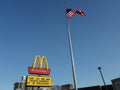McDonaldÃ¢â¬â¢s sign, Twin City Plaza, Somerville, MA, USA